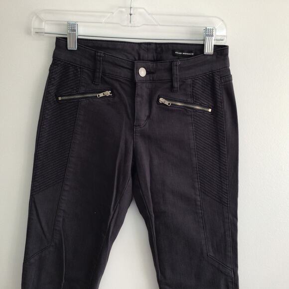 Club Monaco Moto Gray Jeans Sz 00 - Picture 2 of 5